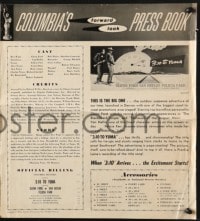 4s535 3:10 TO YUMA pressbook 1957 Glenn Ford, Van Heflin, Felicia Farr, from Elmore Leonard story!