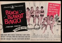 4s562 BEACH BLANKET BINGO pressbook 1965 Frankie Avalon & Annette Funicello go sky diving!
