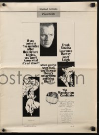 4s794 MANCHURIAN CANDIDATE pressbook 1962 Frank Sinatra, Laurence Harvey, Janet Leigh, Frankenheimer