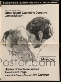4s801 MAYERLING pressbook 1969 no woman could satisfy Omar Sharif until Catherine Deneuve!