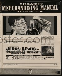 4s829 NUTTY PROFESSOR pressbook 1963 wacky scientist Jerry Lewis, sexy Stella Stevens!
