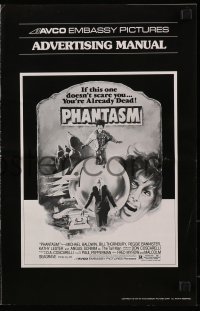 4s856 PHANTASM pressbook 1979 if this one doesn't scare you, you're already dead!
