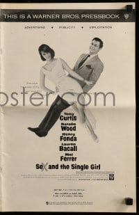 4s910 SEX & THE SINGLE GIRL pressbook 1965 great images of Tony Curtis & sexiest Natalie Wood!