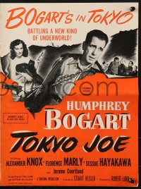 4s960 TOKYO JOE pressbook 1949 Humphrey Bogart & sexy smoking Florence Marly in Japan!
