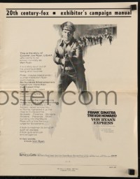 4s978 VON RYAN'S EXPRESS pressbook 1965 Frank Sinatra & Trevor Howard in World War II!