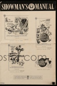 4s994 WORLD OF ABBOTT & COSTELLO pressbook 1965 Bud & Lou's greatest laughmakers!