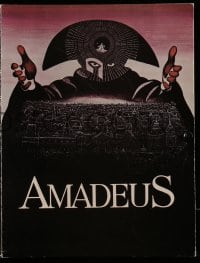 4s312 AMADEUS screening program 1984 Milos Foreman, Mozart biography, winner of 8 Academy Awards!