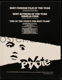4s332 PIXOTE screening program 1981 Hector Babenco, 10 year old criminal running from the law!
