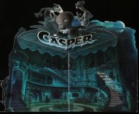 4s397 CASPER die-cut promo brochure 1995 unfolds to create a cool 21x26 pop-up poster!