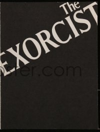 4s326 EXORCIST screening program 1974 William Friedkin, Max Von Sydow, Blatty horror classic!