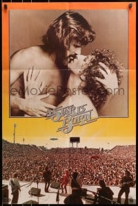 4s499 STAR IS BORN promo brochure 1977 Kris Kristofferson, Barbra Streisand, folds out to a poster!