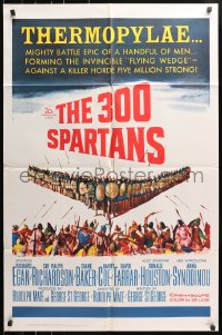 4t015 300 SPARTANS 1sh 1962 Richard Egan in Ancient Greece, The mighty battle of Thermopylae!