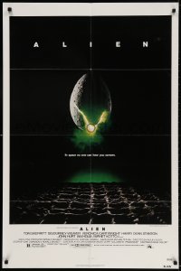 4t036 ALIEN NSS style 1sh 1979 Ridley Scott outer space sci-fi monster classic, cool egg image!