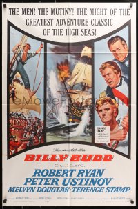 4t114 BILLY BUDD 1sh 1962 Terence Stamp, Robert Ryan, mutiny & high seas adventure!
