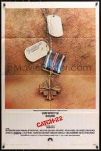 4t164 CATCH 22 1sh 1970 directed by Mike Nichols, based on the novel by Joseph Heller!