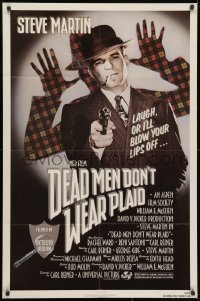 4t221 DEAD MEN DON'T WEAR PLAID 1sh 1982 Steve Martin will blow your lips off if you don't laugh!