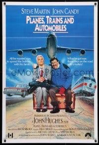 4t668 PLANES, TRAINS & AUTOMOBILES English 1sh 1987 John Hughes, Steve Martin & John Candy!