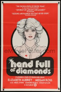 4t362 SEX THIEF 1sh R1970s Elizabeth Aubrey & Megan Ross, Hand Full of Diamonds