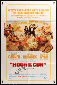 4t409 HOUR OF THE GUN 1sh 1967 James Garner as Wyatt Earp, John Sturges, was he a hero or killer?
