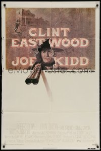 4t459 JOE KIDD 1sh 1972 John Sturges, if you're looking for trouble, he's Clint Eastwood!