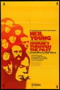 4t467 JOURNEY THROUGH THE PAST 25x37 1sh 1973 Neil Young, everybody look what's goin' down!