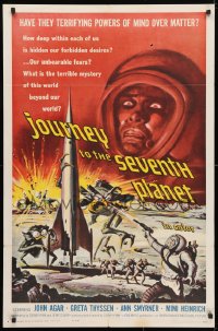 4t469 JOURNEY TO THE SEVENTH PLANET 1sh 1961 they have terrifying powers of mind over matter!