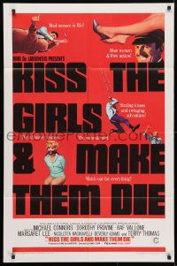 4t487 KISS THE GIRLS & MAKE THEM DIE 1sh 1967 Henry Levin's Se tutte le donne del mondo!