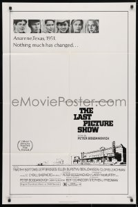 4t496 LAST PICTURE SHOW 1sh 1971 Peter Bogdanovich, Jeff Bridges & Cybill Shepherd!