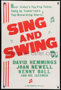 4t777 SING & SWING military 1sh R1960s love it up, laugh it up, love it up with swinging generation!