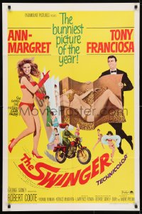 4t852 SWINGER 1sh 1966 super sexy Ann-Margret, Tony Franciosa, it swings like nothing ever swung!