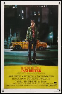 4t864 TAXI DRIVER 1sh 1976 classic Peellaert art of Robert De Niro, directed by Martin Scorsese!