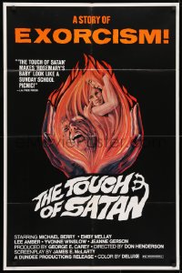 4t913 TOUCH OF MELISSA 1sh R1974 the Prince of Darkness comes to claim his own, Touch of Satan!