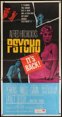 4w180 PSYCHO 3sh R1965 sexy half-dressed Janet Leigh, Anthony Perkins, Alfred Hitchcock