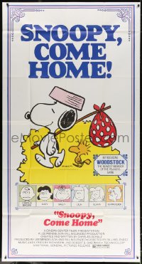 4w211 SNOOPY COME HOME 3sh 1972 Peanuts, Charlie Brown, great Schulz art of Snoopy & Woodstock!