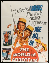4w278 WORLD OF ABBOTT & COSTELLO INCOMPLETE 3sh 1965 Bud & Lou are the greatest laughmakers!