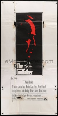 4w011 GODFATHER English 3sh 1972 art of Marlon Brando, Francis Ford Coppola & Mario Puzo classic!