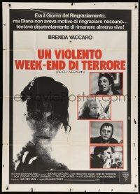 4w487 HOUSE BY THE LAKE Italian 1p 1976 Brenda Vaccaro, Death Weekend, different & rare!