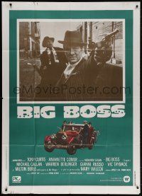 4w550 LEPKE Italian 1p 1975 Tony Curtis as Murder Inc gangster, Big Boss, different & rare!