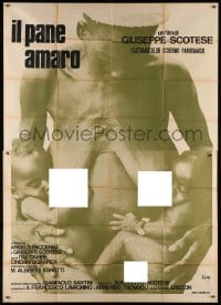 4w880 IL PANE AMARO Italian 2p 1968 Scotese African starvation documentary, unsettling image!