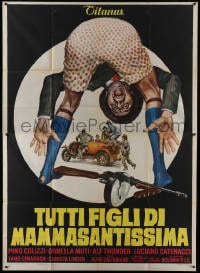 4w885 ITALIAN GRAFFITI Italian 2p 1973 Italian spoof comedy about the Roaring '20s, wacky art!