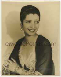 4x054 KAY FRANCIS signed deluxe 11x14 still 1930s beautiful posed smiling portrait by Elmer Fryer!