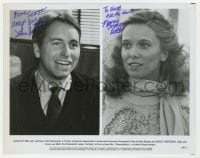 4x268 AMERICATHON signed 8x10 still 1979 by BOTH John Ritter AND Nancy Morgan, split image!