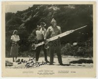 4x287 BERT I. GORDON signed 8x10 still 1957 The Amazing Colossal Man giant hypodermic needle scene!