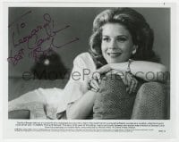 4x301 CANDICE BERGEN signed 8x10 still 1981 smiling portrait on couch from Rich and Famous!