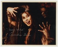 4x676 CASSANDRA GAVA signed color 8x10 REPRO still 1990s as the wolf witch in Conan the Barbarian!