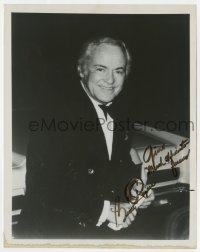4x307 CHARLES BUDDY ROGERS signed deluxe 8x10 publicity photo 1980s smiling c/u in tuxedo by car!