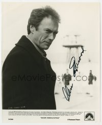 4x318 CLINT EASTWOOD signed 8x9.75 still 1979 great close up in Escape From Alcatraz!