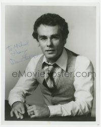 4x754 DEAN STOCKWELL signed 8x10 REPRO still 1970s great smoking portrait as an adult!