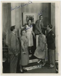 4x330 DEAR RUTH signed stage play 8.25x10 still 1940s by Brazier, Engelhardt, Ritchard & 3 others!