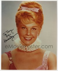 4x681 DORIS DAY signed color 8x10 REPRO still 1980s youthful smiling portrait of the legendary star!